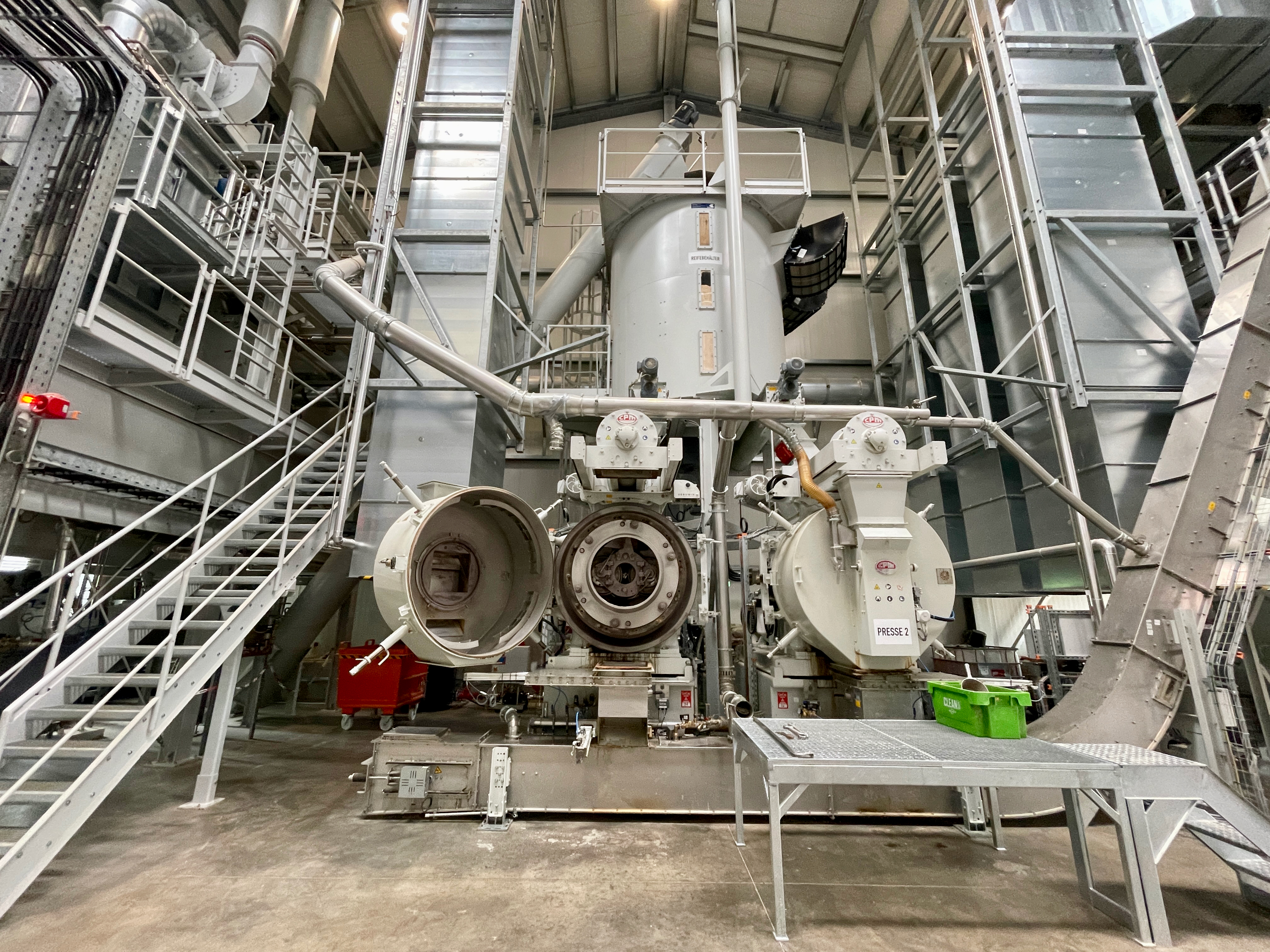 Das Herzstück der Pelletproduktion, die Pelletmühle | © proPelletsAustria